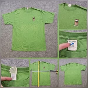 VTG Patagonia T Shirt Mens L Large Green Choose Organic Cotton USA Rare 90s Tee